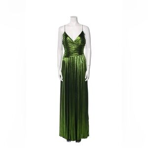 NWT Retrofête Green Doss Metallic Gown XL